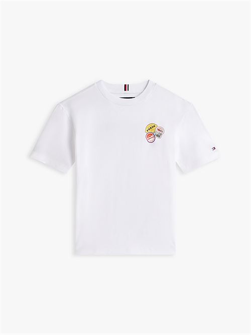 sticker print graphic t-shirt TOMMY HILFIGER | KB0KB10276YBR